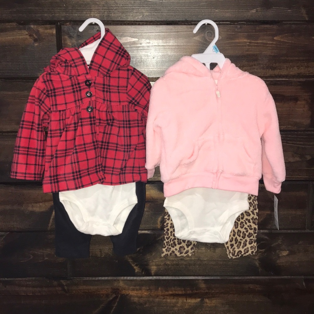 Bundle of 2 NEW 3 piece outfits